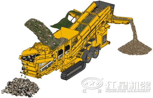 移動式礦石破碎機 移動式礦石破碎機