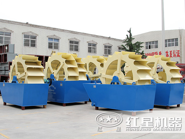 多種類型下的輪斗式洗砂機(jī) 多種類型下的輪斗式洗砂機(jī)