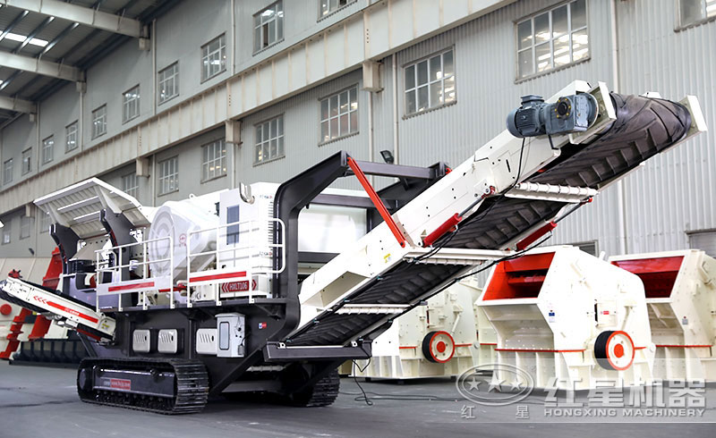 機(jī)動(dòng)性強(qiáng)的履帶移動(dòng)破碎石頭機(jī) 機(jī)動(dòng)性強(qiáng)的履帶移動(dòng)破碎石頭機(jī)