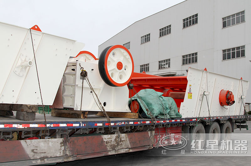 客戶顎式粉碎機裝車現場 客戶顎式粉碎機裝車現場